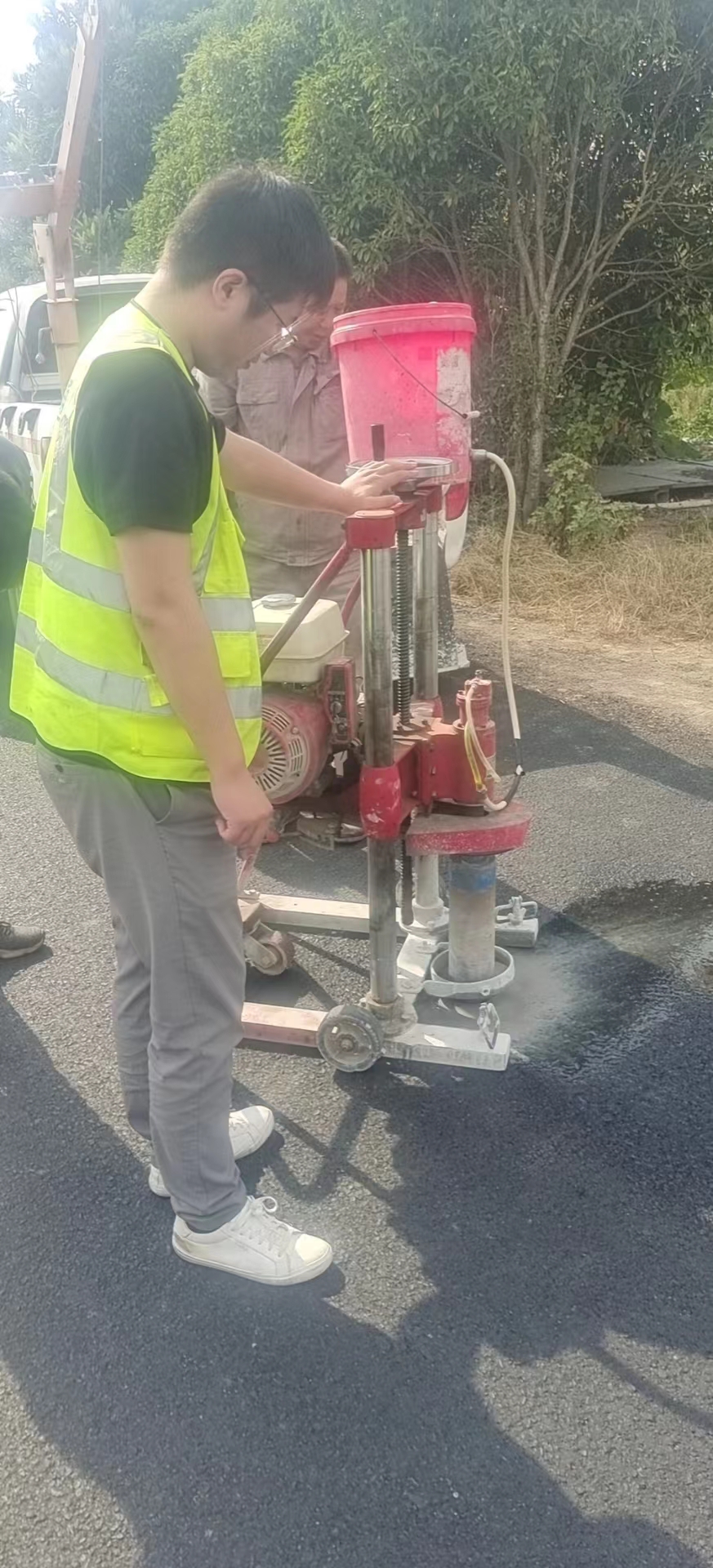 安慶市2022年農(nóng)村公路養(yǎng)護工程（X101龍百路、X102桐新路) 交（竣）工驗收質(zhì)量檢測